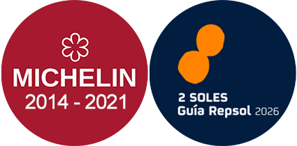 Logos Estrella Michelín y Soles Repsol
